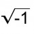 sqrtofneg1