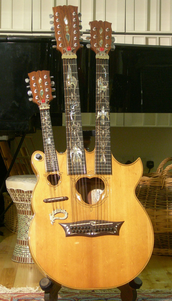 Andy Manson - Tripple Neck John Paul Jones Guitar