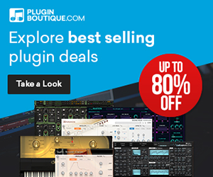 Up to 80% off plugins at Plugin Boutique
