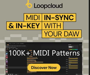 Loopcloud has thousands of MIDI patterns all in-sync and in-key with you DAW, letting you experiment confidently and hear your ideas come to life.