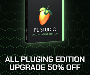 50% off - Upgrade to All Plugins Edition and unlock every feature and native plugin currently available in FL Studio. The complete music-making studio