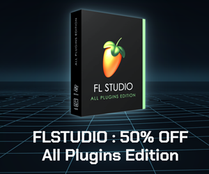 50% off - All Plugins Edition. Unlock every feature and native plugin currently available in FL Studio. The complete music-making studio