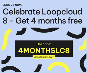 Get 4 months free when you take an annual loopcloud 8 plan