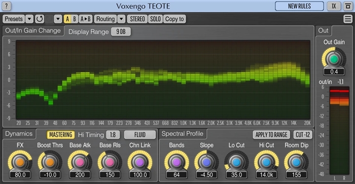 TEOTE Mastering Balancer Plugin