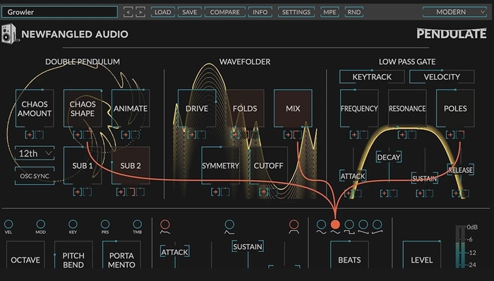 Pendulate Chaotic Monosynth