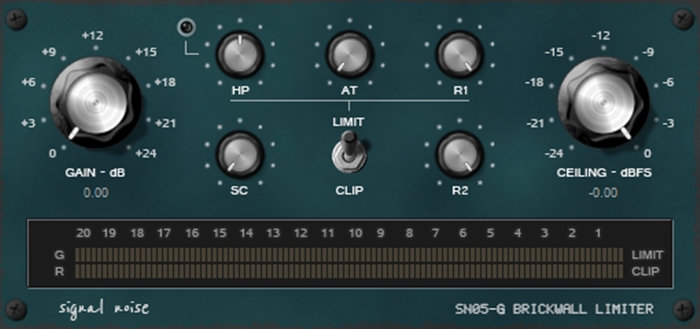 SN05 SN05-G Brickwall Limiter SN05 SN05-G Brickwall Limiter