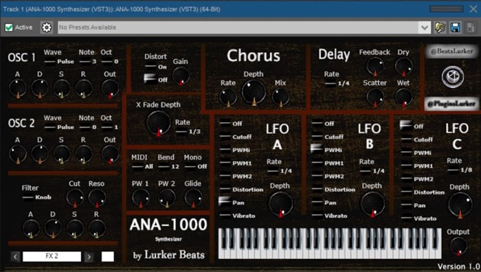 ANA-1000 Analog Modeling Synthesizer ANA-1000 Analog Modeling Synthesizer