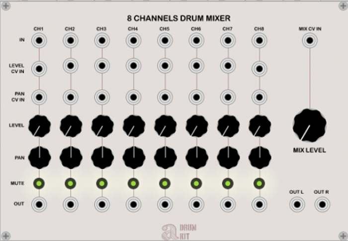 Drum Kit for VCV Rack