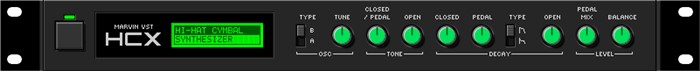HDX Hi-hat Cymbal Synthesizer HDX Hi-hat Cymbal Synthesizer