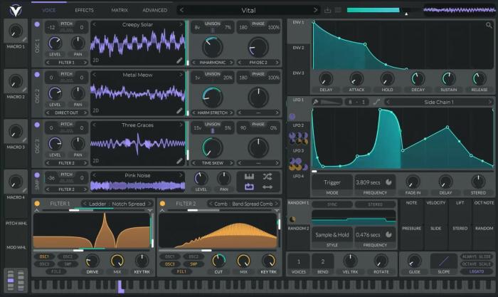 Vital Spectral Warping Synth